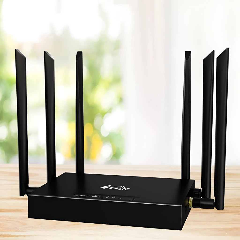 Industrial iron box 4G 3G router with antenna and power supply options
