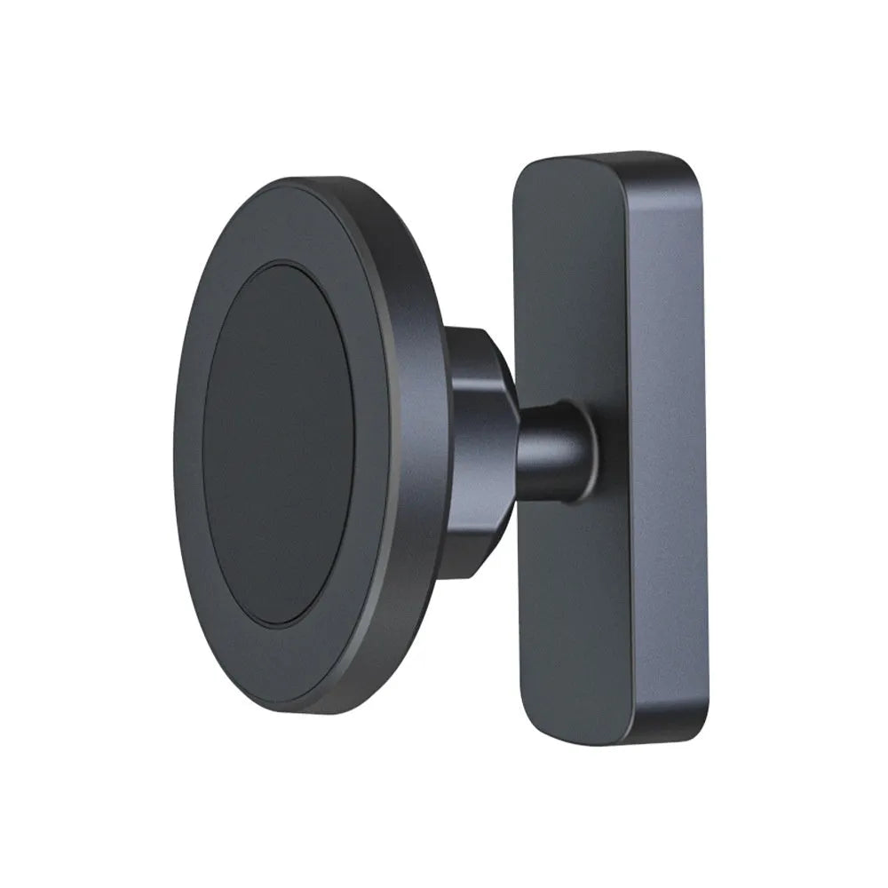 Black silicone magnetic phone mount bracket for car dashboard or gym equipment