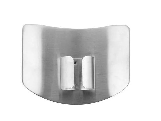 Stainless steel finger guard for kitchen cutting safety