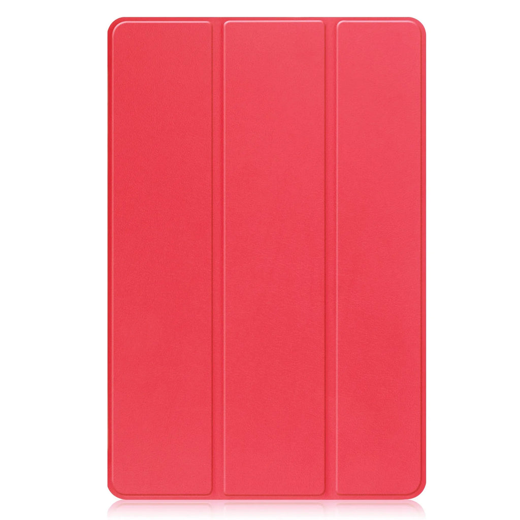 Ultra thin anti drop protective case for Xiaomi Tablet 5 Pro 12.4, tri-fold hard shell, black, front view