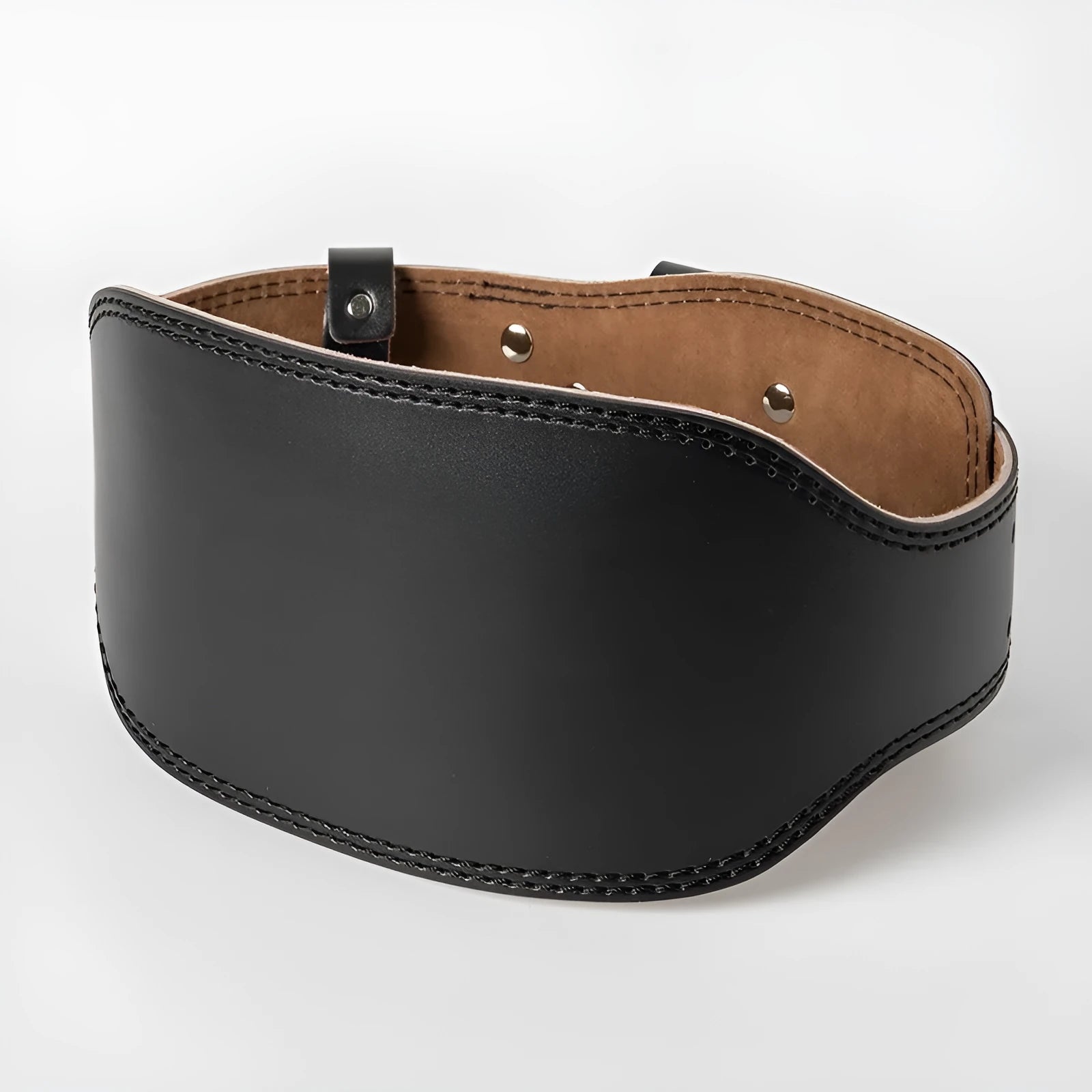 Deadlift powerlifting belt 14cm wide available in black, blue, brown, pink, white