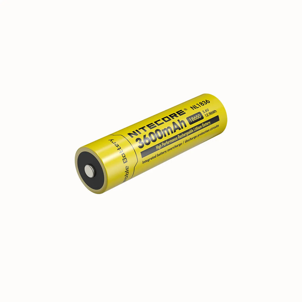 NL1836 rechargeable lithium battery 3600mAh 3.6V for flashlight with USB-C direct charge option