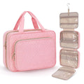Polyester travel wash bag for cosmetics organisation in multiple colours and sizes