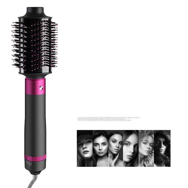 5-in-1 hair dryer brush in Dyson grey with ceramic coating and negative ion technology