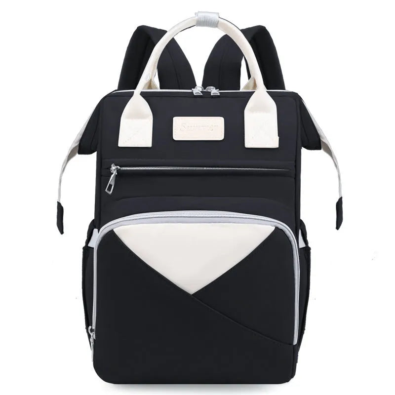 Large-capacity multi-compartment thermal insulation backpack in nylon fabric, available in multiple colours