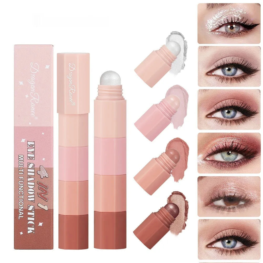 Waterproof four-section eyeliner pen suit eye shadow set in DR89A and DR89B colour options