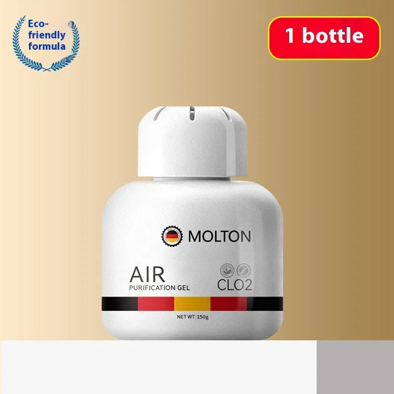 Peach multi-functional deodorizer in a bottle with 150g net content for fresh air