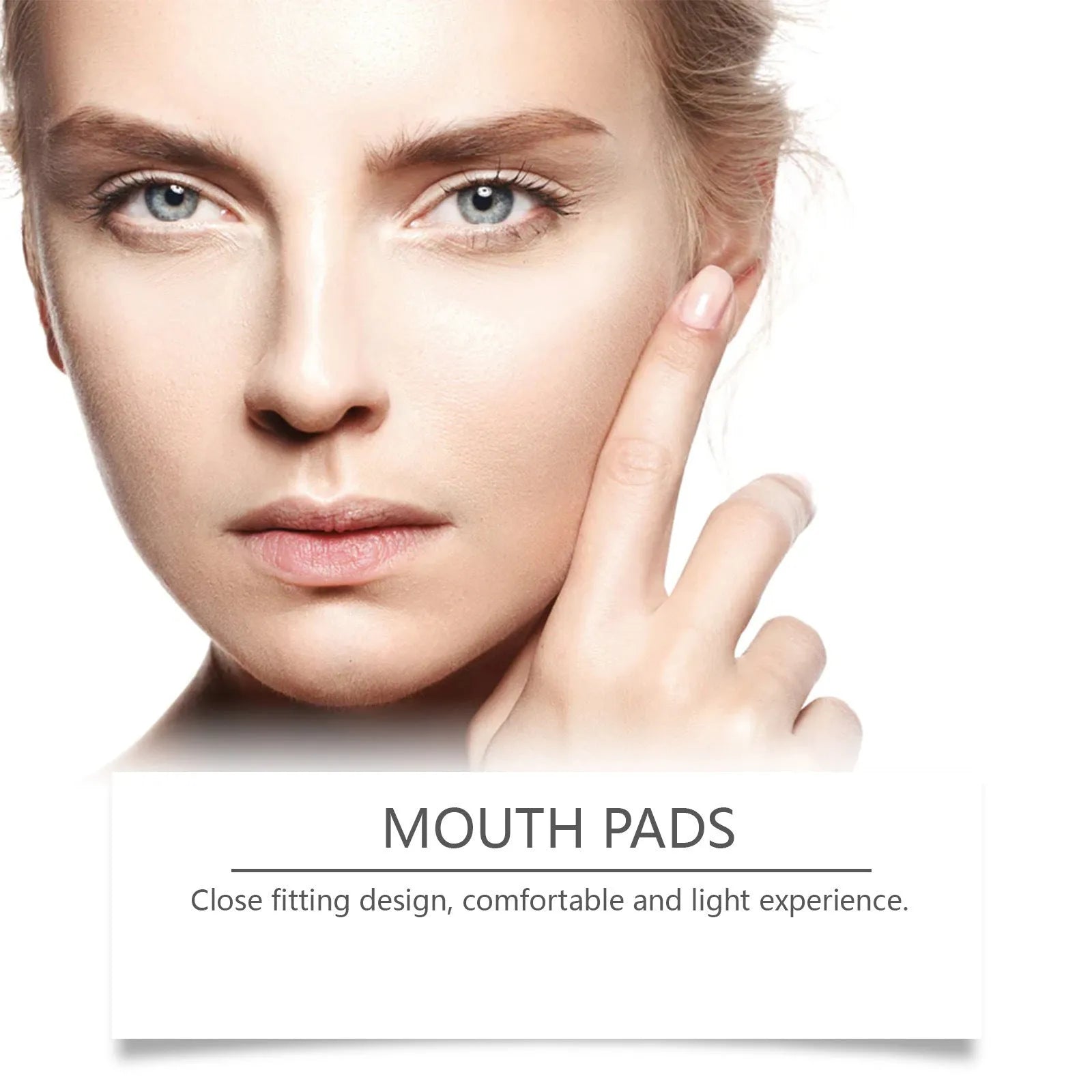 Two facial skincare patches with hyaluronic acid and collagen formula for firming treatment