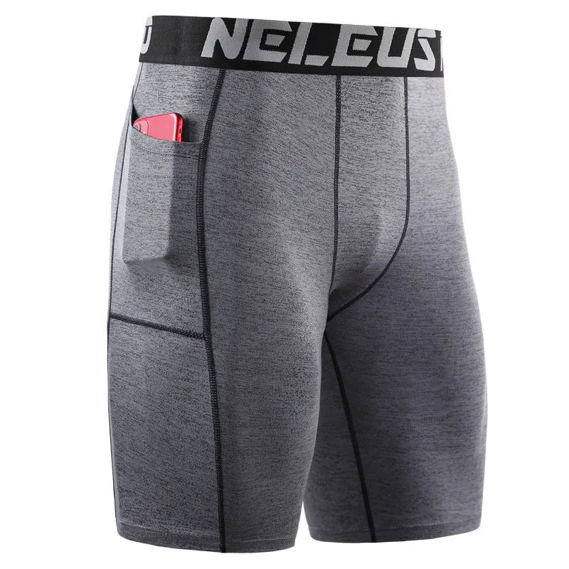 Men's stretch quick-dry running shorts in milk silk polyester fabric for summer sports