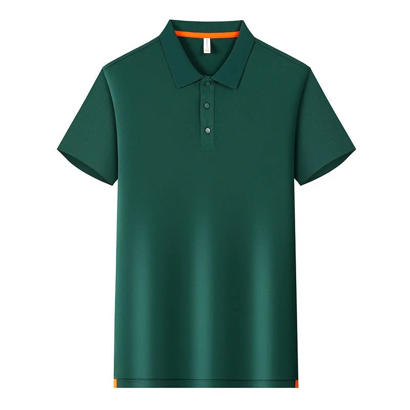 190g Tianshu cotton split solid colour polo shirt, short sleeve, polyester fibre, regular fit, sizes S to 4XL, 11 colours