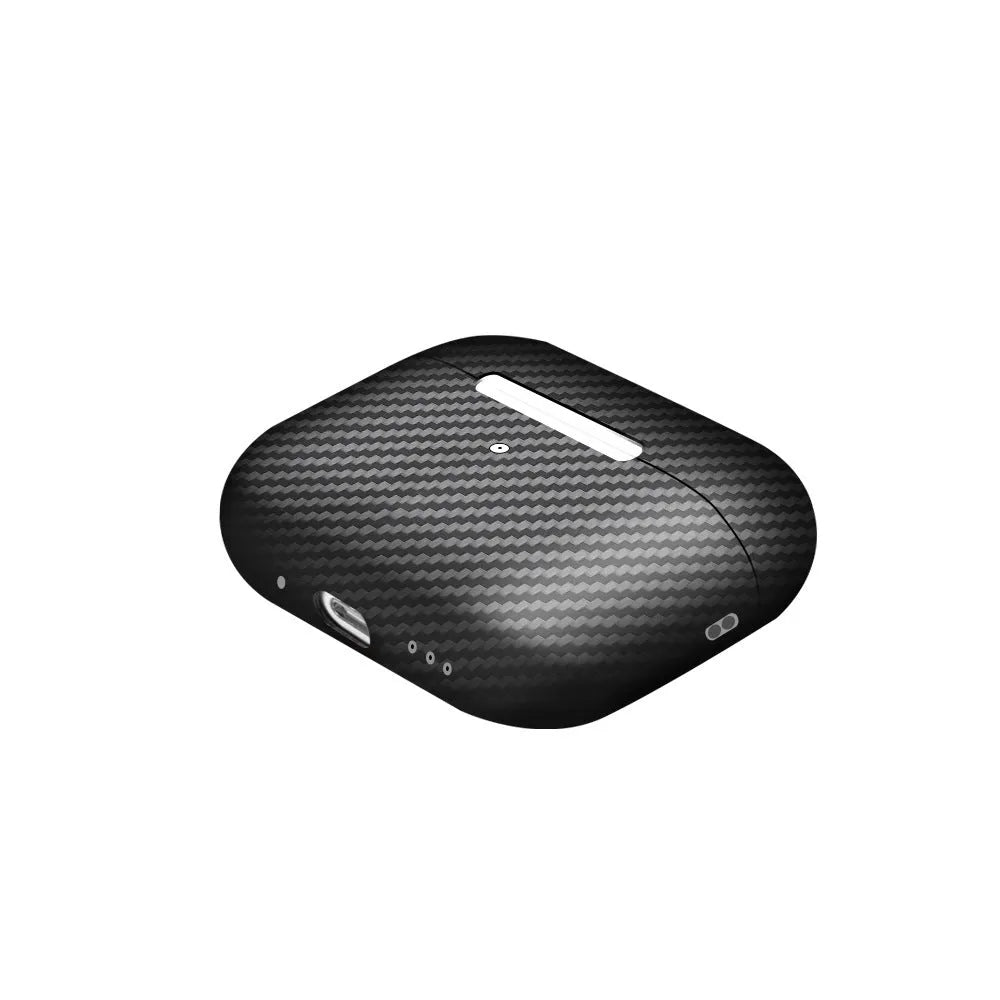 Carbon fiber earphone case for Airpods Pro 2 in matte or glossy finish with cartoon style