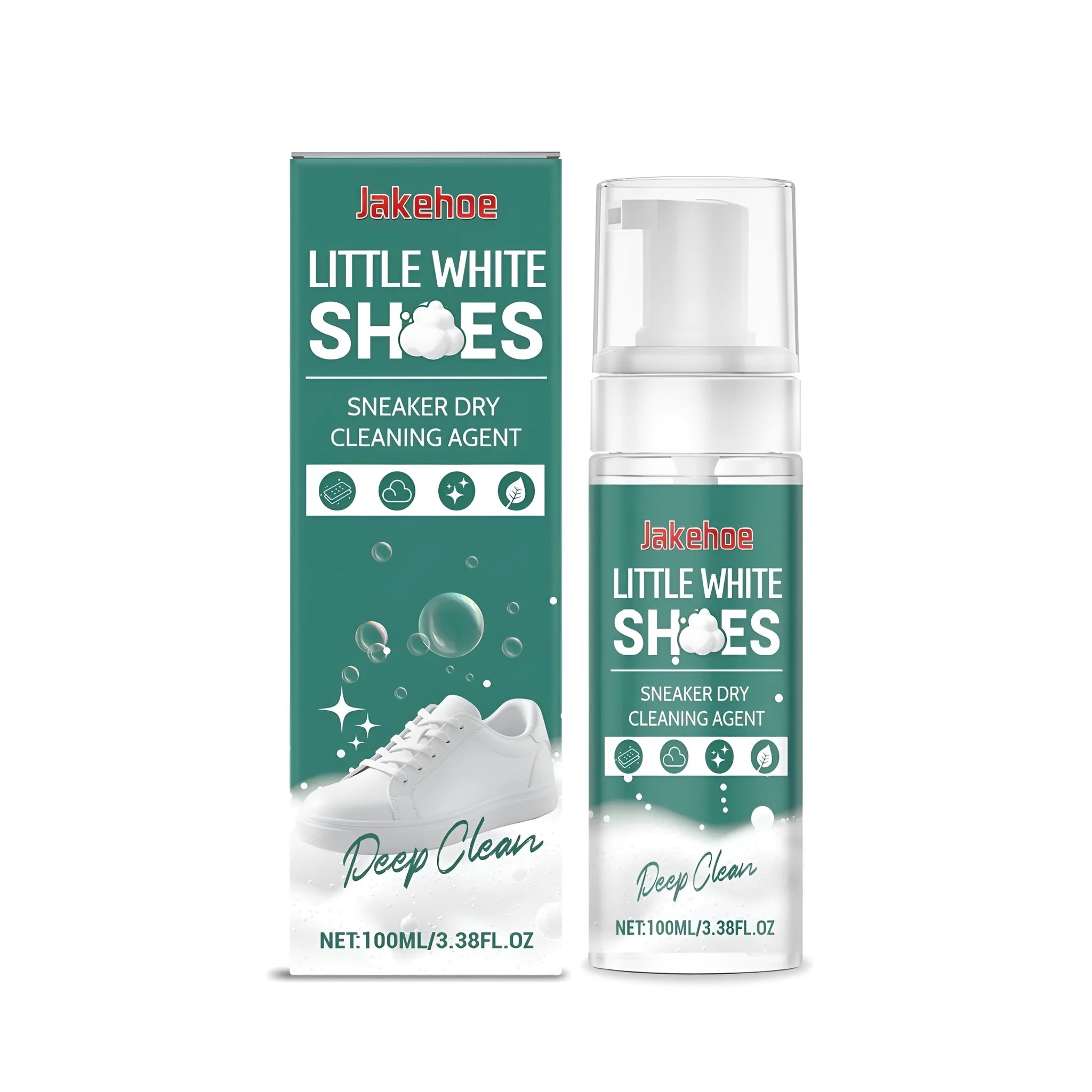 100ml sneaker dry cleaning agent foam cleaner in spray bottle for sports shoes