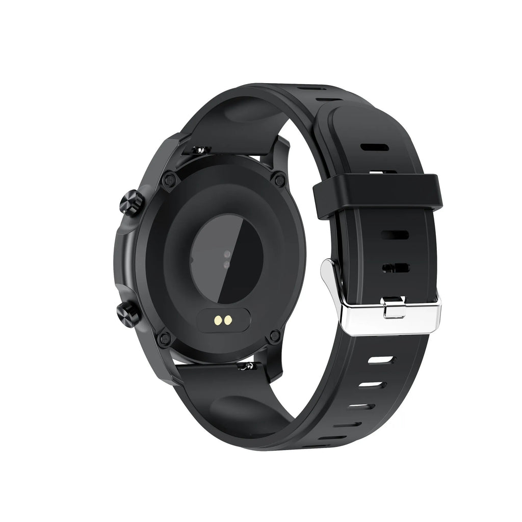 Youth2 Smart Bracelet in black on a wrist, showing the 1.3-inch touchscreen and zinc alloy case.