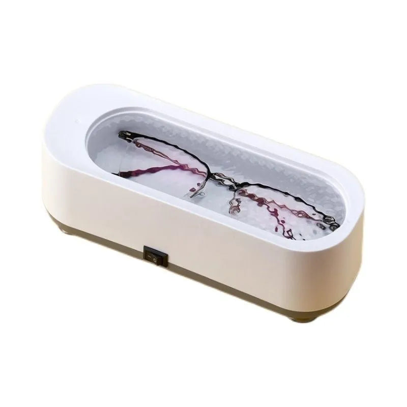 Small purple light glasses washing machine with vibration cleaning, USB powered, 300ml capacity