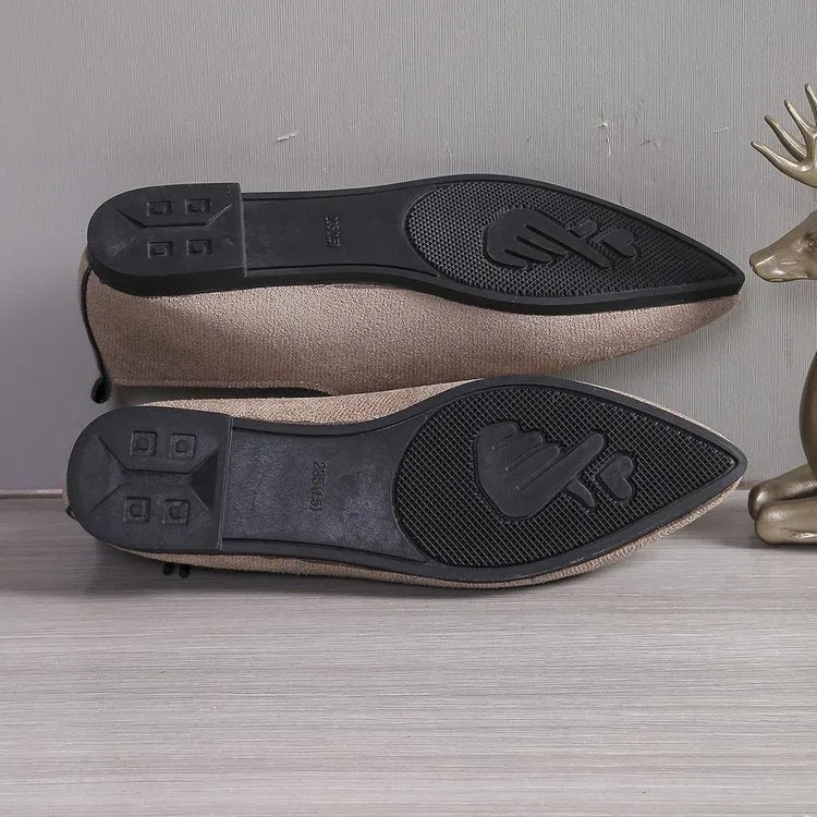 Beige leopard print pointed toe court shoes for women with a low block heel, shown in a plus size fit.