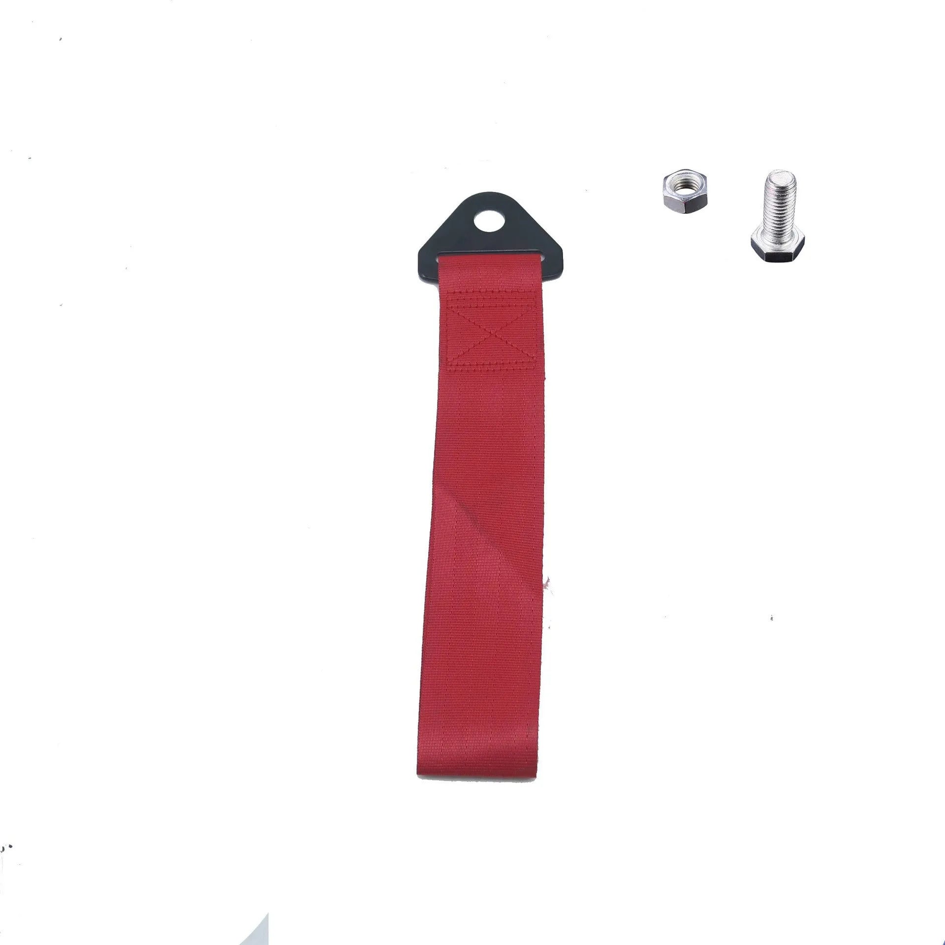 Automotive trailer rope with front bumper ribbon in multiple colour options