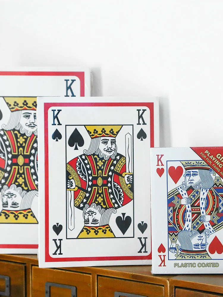 Set of large oversized playing cards for the Fighting Landlord table game.