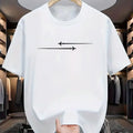 Loose fit cotton blend t-shirt with cartoon print in black, short sleeves, round neck.