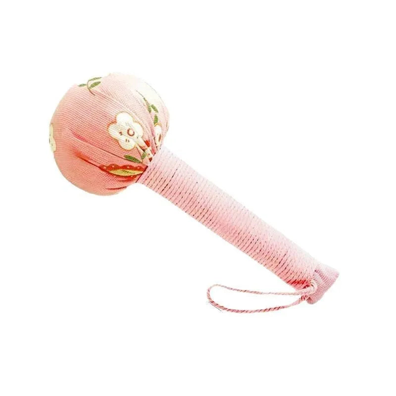 Argy wormwood handheld massage hammer in green colour showing 26cm length measurement