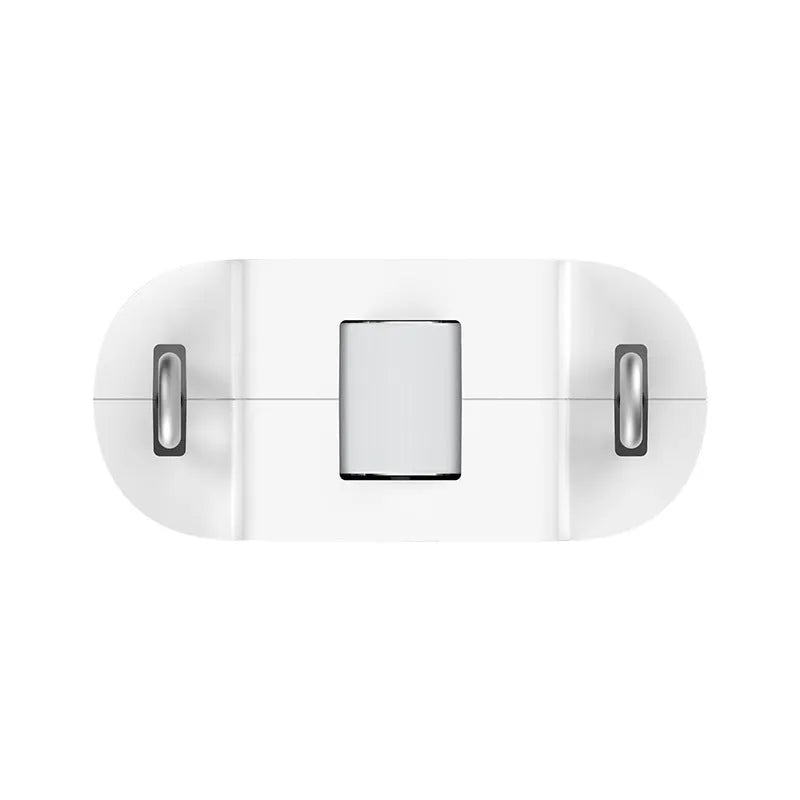 White automatic electric curtain opener motor with USB charger