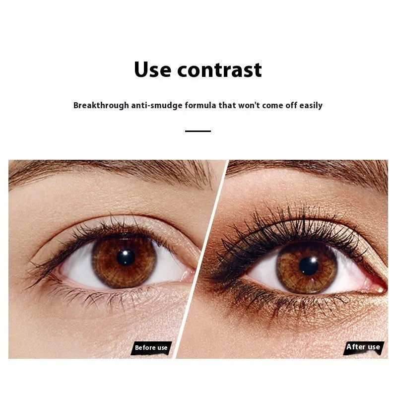 4D waterproof black mascara with applicator for long thick curling eyelashes