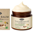 Cow Fat Honey Moisturizing Cream 60g pot on a neutral background