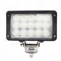 Black 45W LED car spotlight headlight with aluminium alloy shell and PC panel lens