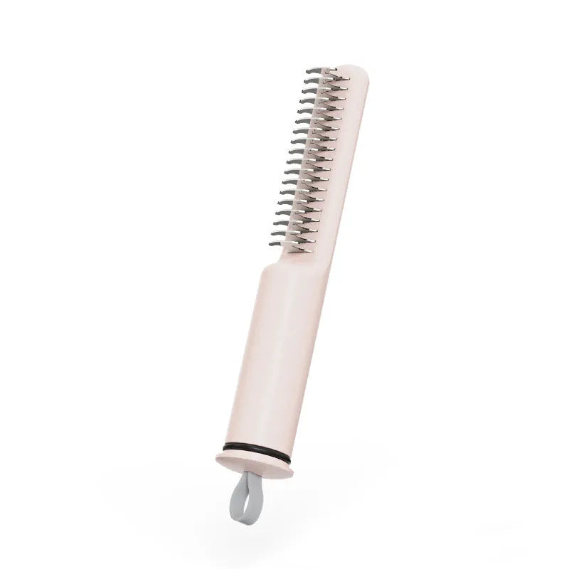 Stainless steel dematting comb for dogs with comfortable handle in pink or white colour
