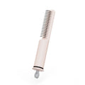 Stainless steel dematting comb for dogs with comfortable handle in pink or white colour