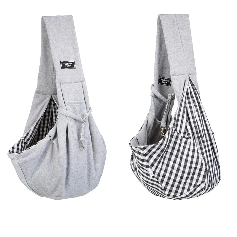 Foldable large cat backpack carrier with mesh side windows for ventilation, shown in multiple colour options.
