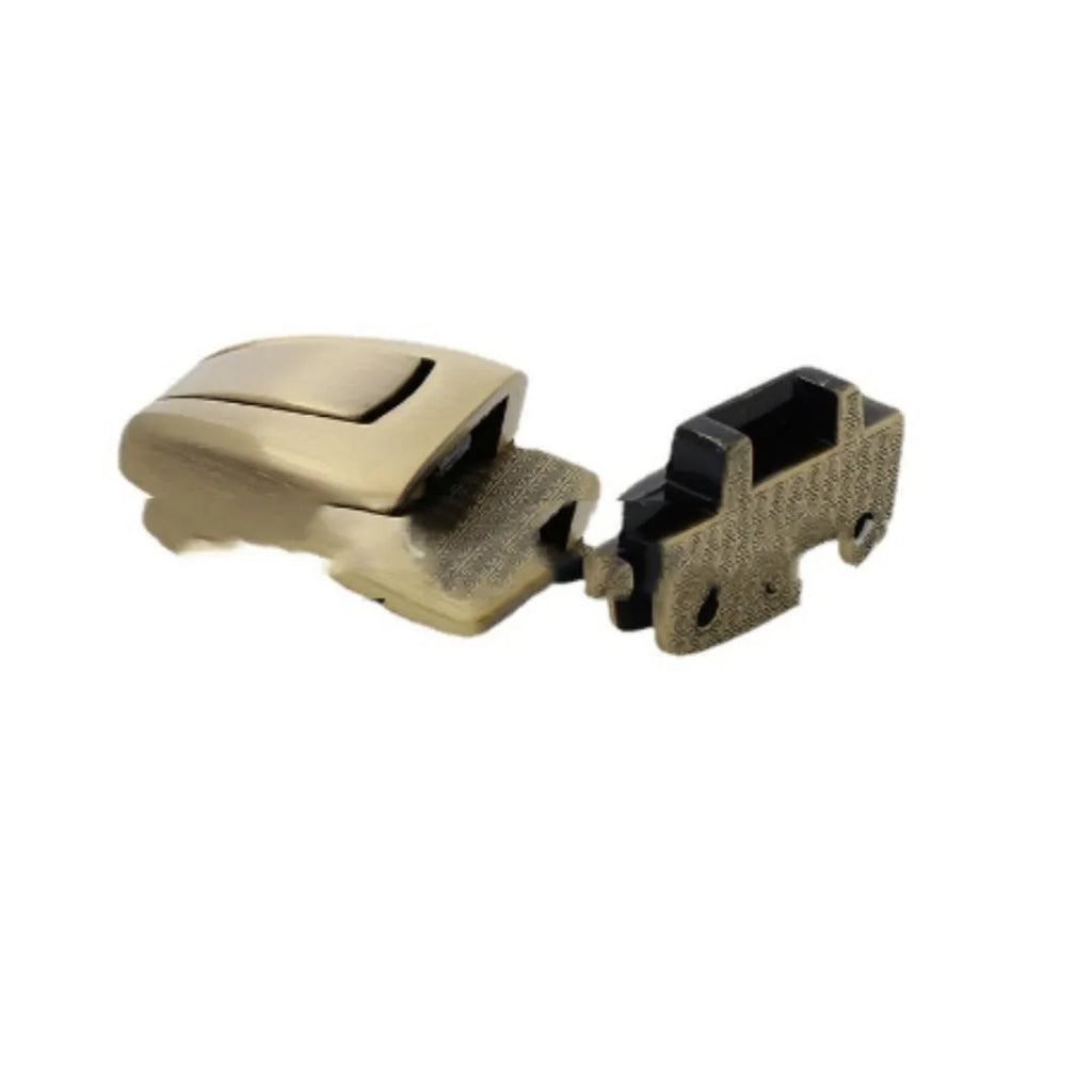 44 x 33mm zinc alloy mortise lock insert with gold finish for cabinet and furniture doors
