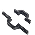 Black trailer hook lamp mounting bracket for off-road vehicle auxiliary lighting