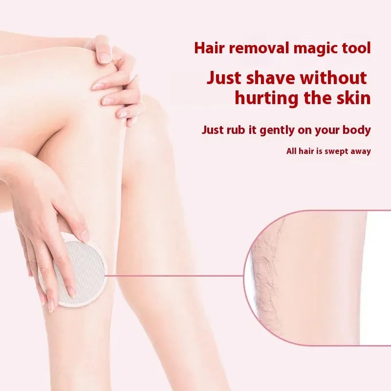 A 2-in-1 nano glass epilator and foot grinder device in a 2in1 style colour.