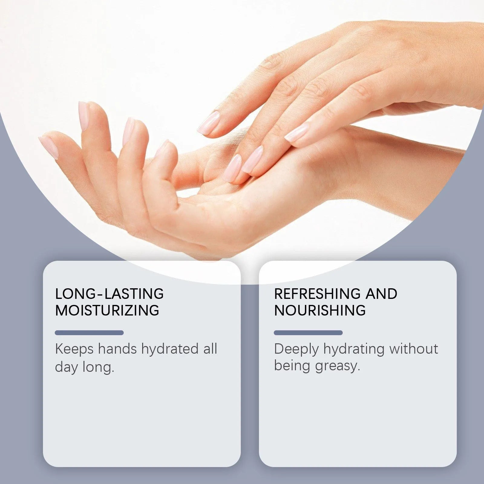 30g tube of moisturising hand cream containing glycerin and hyaluronic acid