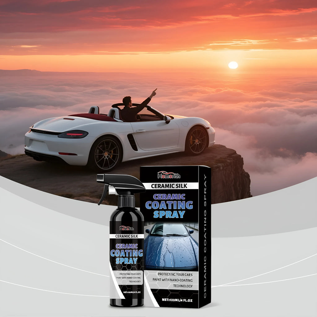 120ml aerosol can of ceramic coating protective spray for anti-fading and gloss maintenance.
