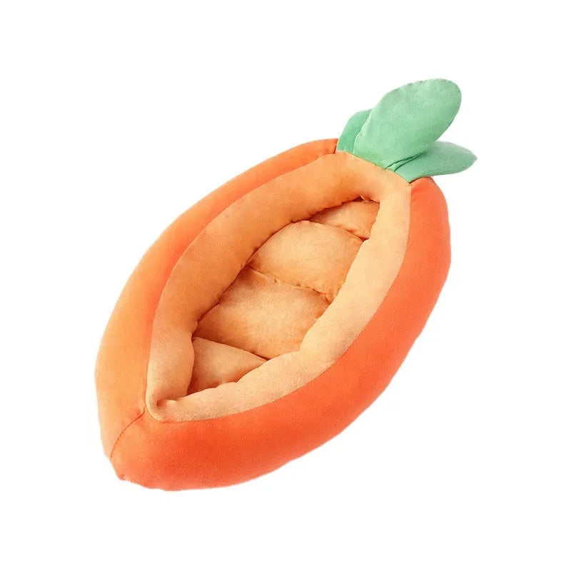 Cartoon carrot design washable pet mattress for dogs in medium and large sizes