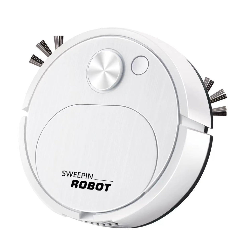 Mini USB rechargeable sweeping robot vacuum with wear resistant brush and lock water mop for hard floors