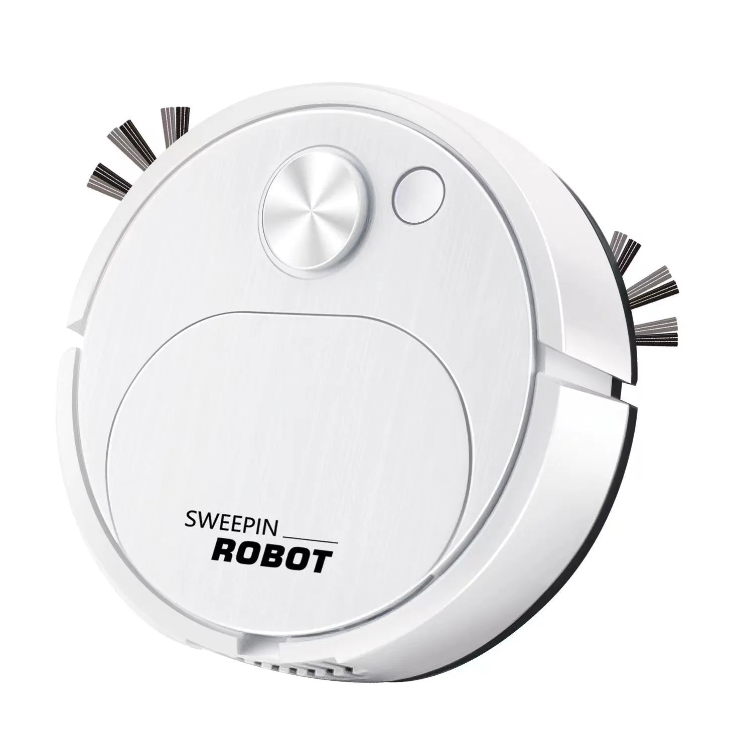 Mini USB rechargeable sweeping robot vacuum with wear resistant brush and lock water mop for hard floors