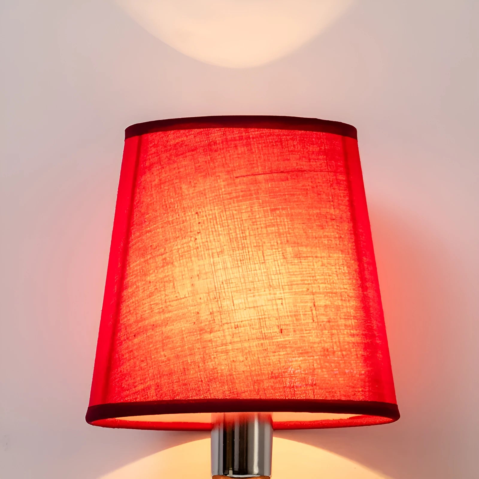Modern minimalist fabric lampshade with horizontal paste construction in multiple colour options