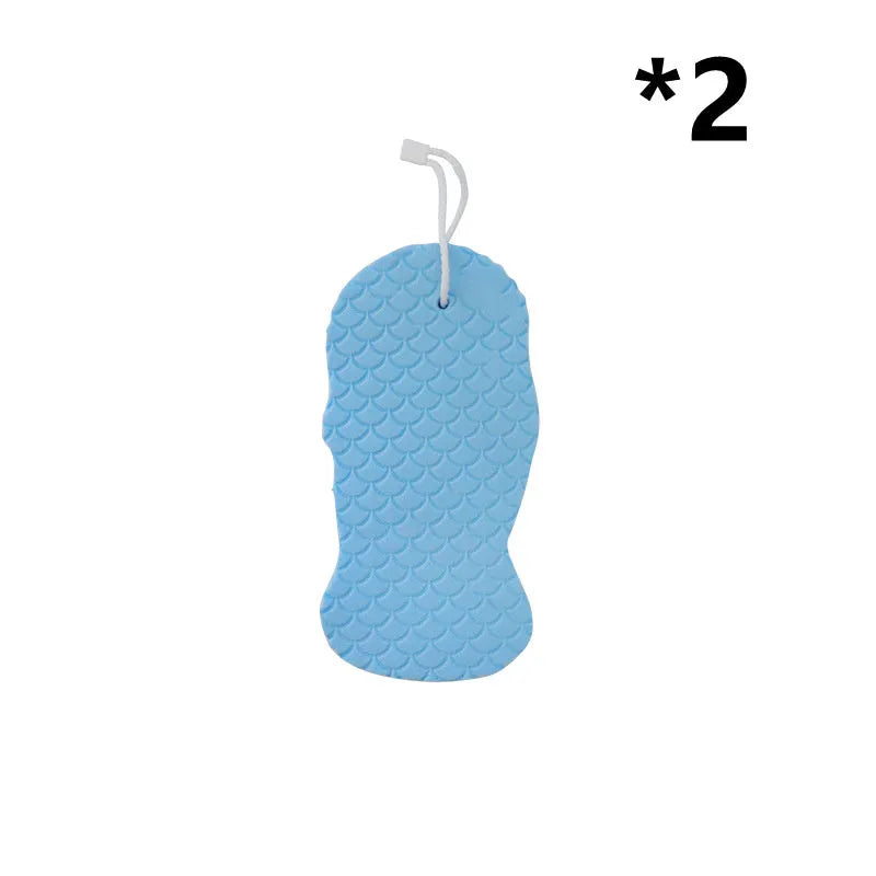 3D fish scale pattern bath sponge ball in soft sponge material for gentle body exfoliation