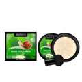 ZEPHOCO Moisturising CC cream tube and mushroom powder puff in ivory white and natural colour.