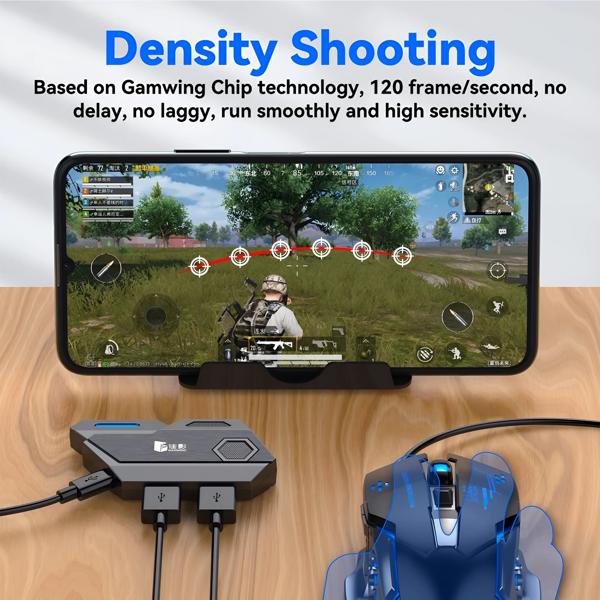 Gamwing Jiaying MIX SE Mix ELITE Mix Pro Chicken Throne keyboard and mouse converter for mobile games.