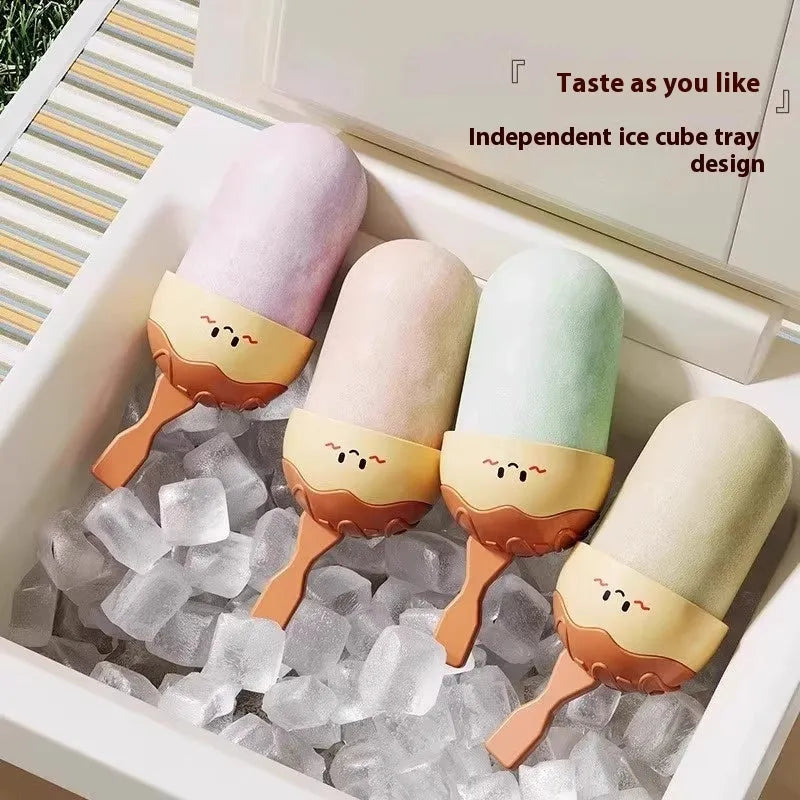 Plastic octopus balls ice cream mould for homemade takoyaki-style desserts