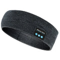 Bluetooth 5.4 wireless headband in black colour with removable washable design for sports and exercise