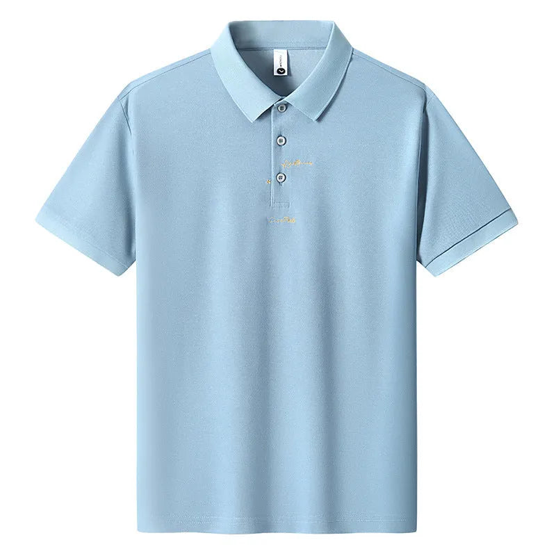 Men's loose fit casual cotton t-shirt in multiple colours on a size chart.