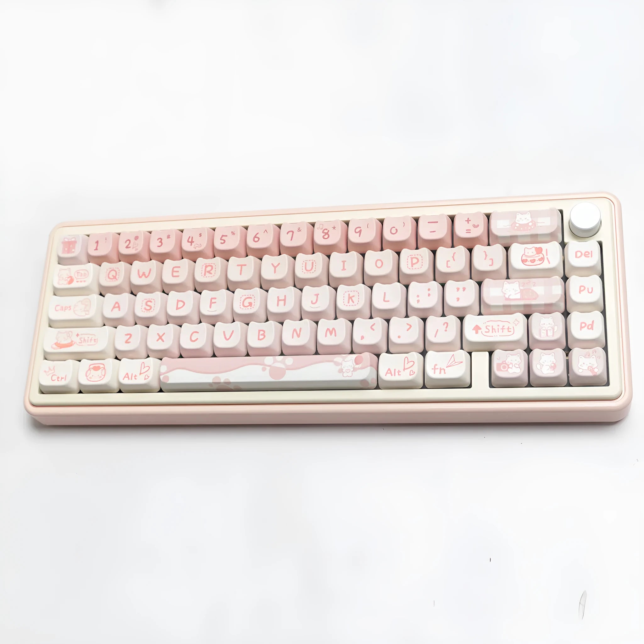 Full set PBT sublimation keycaps for mechanical keyboard replacement with over 98 keys