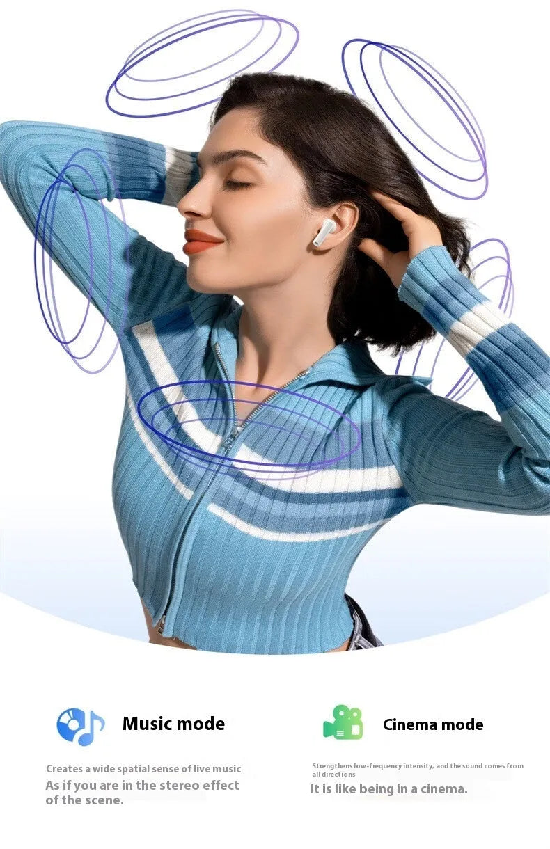 M2S wireless Bluetooth headset in black with in-ear design for sports noise reduction