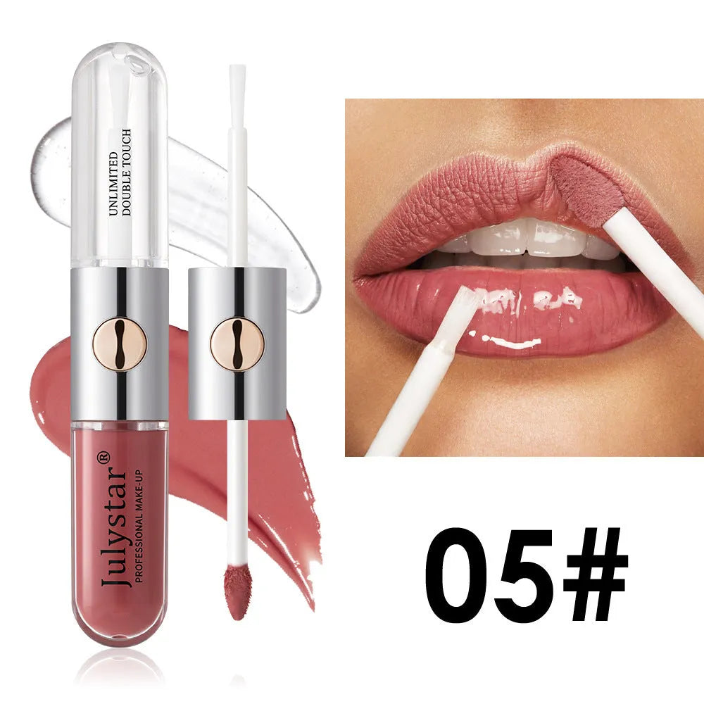 6ml tube of moisturising lip gloss available in nine colour shades