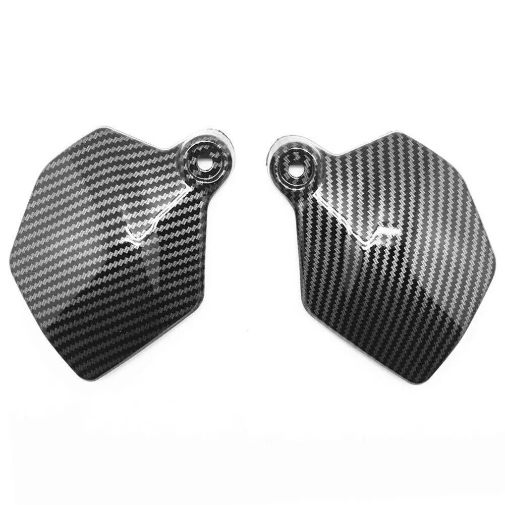 Pair of carbon fibre black motorcycle side frame covers for Honda CBR1000RR