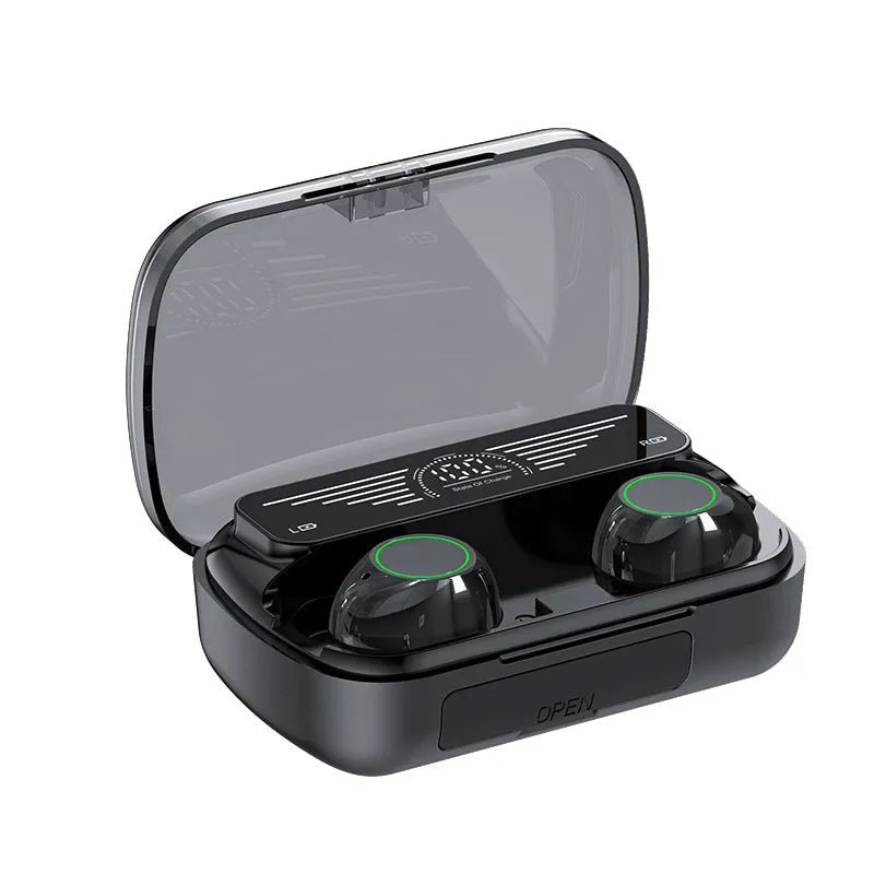 Bluetooth 5.3 wireless gaming headset with touch controls and earplug design